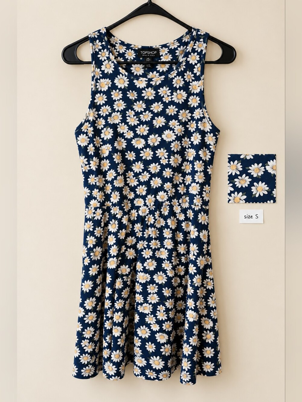 Vintage/90's Floral Topshop Daisy Sundress - Sleeveless Summer Dress